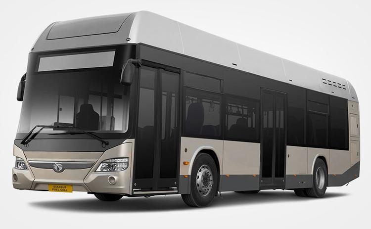 Tata Motors Reveals India's First Hydrogen Fuel Cell Bus