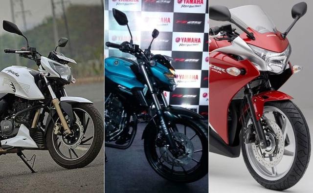 Yamaha FZ25 vs TVS Apache RTR 200 4V vs Honda CBR250R - Spec Comparison