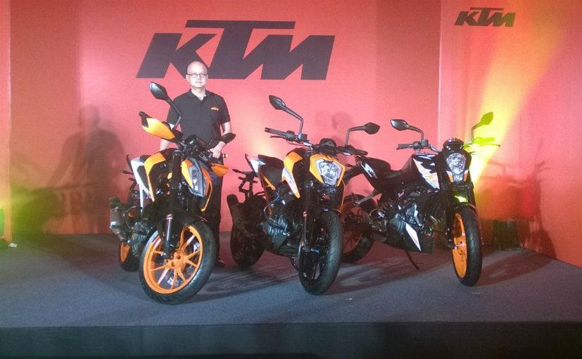 2017 KTM 390 Duke, 250 Duke And 200 Duke Launched In India; Priced From Rs. 1.43 Lakh