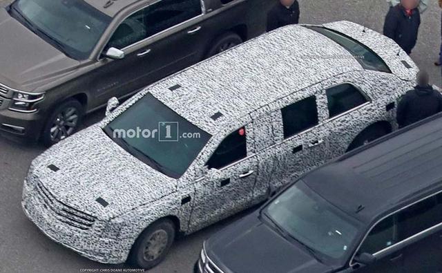 Trump's New Cadillac Limousine Spied; Looks Almost Ready For Duty