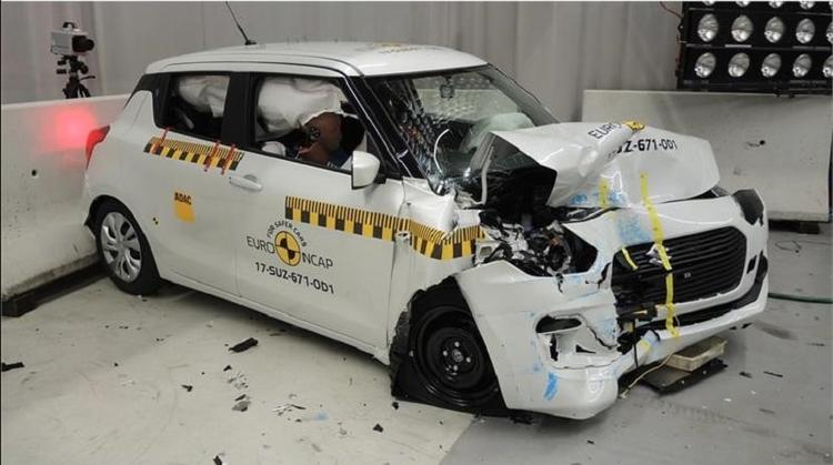 New Generation Suzuki Swift Scores 3 Stars In Euro NCAP Crash Test