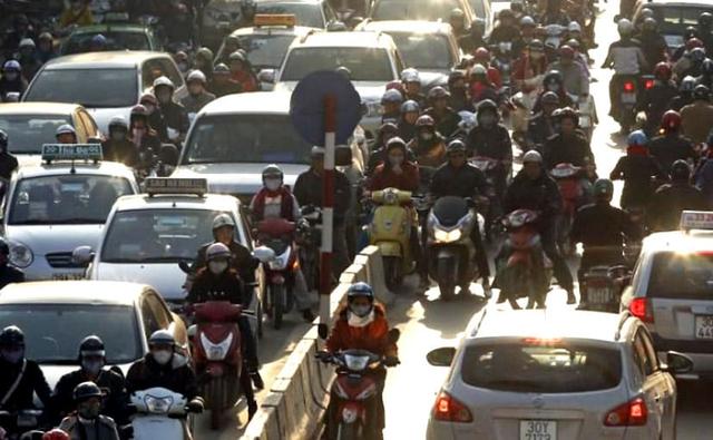The capital of Vietnam will ban motorcycles from the inner city by 2030 in a bid to tackle rising air pollution.