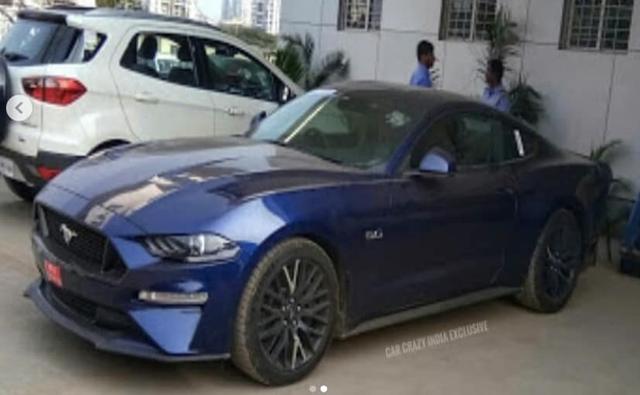 New Ford Mustang Facelift Spotted In India