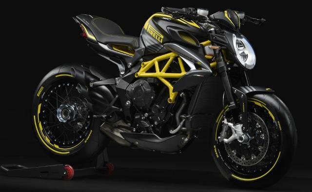 The Dragster 800 RR Pirelli was created in collaboration between MV Agusta and Pirelli.