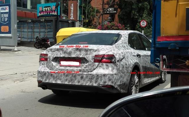 Next-Gen Toyota Camry Spotted Testing In India