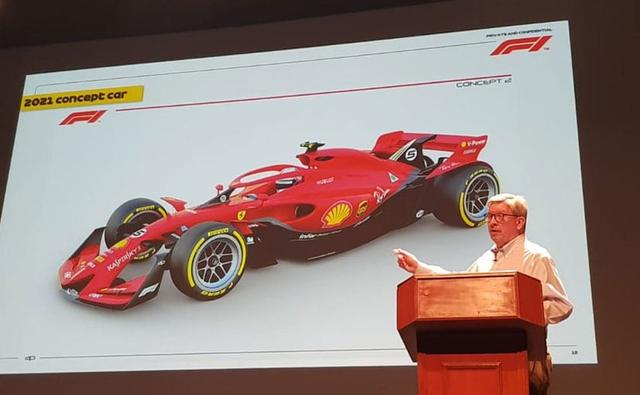While its a known fact that the Formula 1 cars will be witnessing a major overhaul in 2021 with the new regulations stepping in, we have little idea as to what the cars will look like, until now. A concept vision image of the 2021 Formula 1 car has been leaked across social media giving us a glimpse of what to expect with the new generation offering. The image was leaked ahead of the Singapore Grand Prix this weekend, when F1 Managing Director Ross Brawn was showing it a 'Tech Talk' seminar that had been organised by the race organisers in Singapore on Wednesday, September 12, 2018.