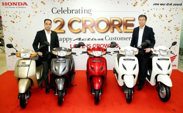 Honda Motorcycle and Scooter India (HMSI) has announced that the company's top-selling two-wheeler, the Honda Activa, has recently breached the 2 crore sales mark in India. Evidently, the popular Honda Active is now the first scooter in the country to cross this huge sales milestone.
