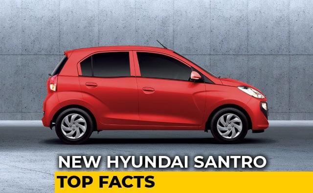 The all-new Hyundai Santro was unveiled at Chennai and the Korean carmaker has started accepting bookings for the new Santro at a token price of Rs 11,100. The first 50,000 customers will get the Santro at a special introductory price which Hyundai affirmed, will be certainly increased later on. It took Hyundai three years to develop the all-new Santro and the company has invested $ 100 million (over Rs. 700 crores) for the purpose. The Santro will be the company's new entry segment car and will replace the Eon. Hyundai is set to launch the new hatchback this month on October 23 and here are some of the key factsabout the car.