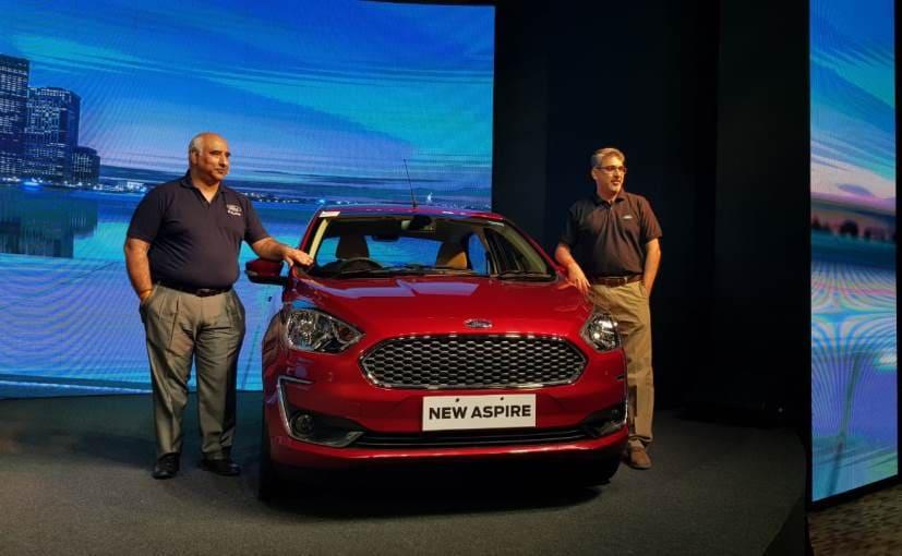 Ford Aspire Facelift Launched; Prices Start At Rs. 5.55 Lakh