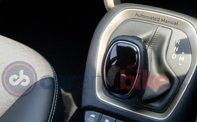 The pictures also show the AMT gear lever, which will have the standard Drive, Neutral and Reverse slots with a manual override option if you slot the gear lever to the driver's side.