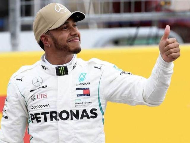 The Mercedes driver, who equalled the five titles of late 1950s Argentine great Juan Manuel Fangio with only seven times champion Michael Schumacher above them, finished fourth while Ferrari rival Sebastian Vettel was second.