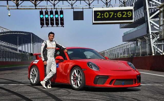 The Porsche 911 GT3 has become the fastest road-legal production car at the Buddh International Circuit (BIC). Porsche's racing inspired 911 GT3 managed to break the previous lap record by 2.2 seconds set by the Mercedes-AMG GT R. The Porsche 911 GT3 now holds the new lap record at India's only F1 grade circuit with a time of 2m7.6s. Helping achieve this massive feat was India's first Formula 1 driver, Narain Karthikeyan. The record is officially certified by the Federation of Motor Sports Clubs of India (FMSCI). The Porsche 911 GT3 was launched last year in India at a price of Rs. 2.31 crore (ex-showroom).