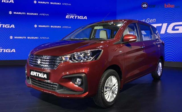 New 2018 Maruti Suzuki Ertiga Launched In India, Prices Start At Rs. 7.44 lakh