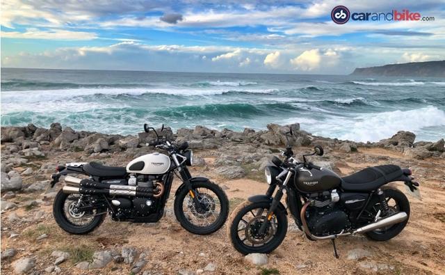 The Speed Twin 900 and Scrambler 900 will not be all-new models, but will be new names for the Triumph Street Twin and the Triumph Street Scrambler.