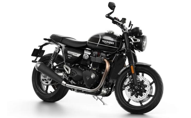 The Speed Twin is the latest addition to the Triumph Bonneville family, and it uses the 1200 cc Bonneville "high power" engine of the Thruxton R, with 96 bhp on tap.