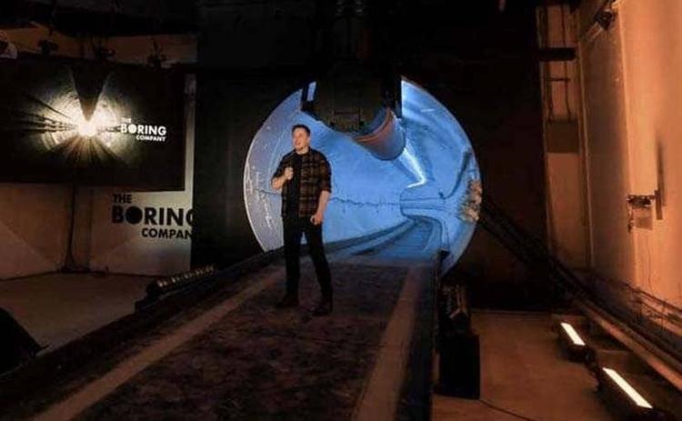 Teslas are being tested inside the tunnels in Las Vegas for a loop system comprising of just the electric cars.