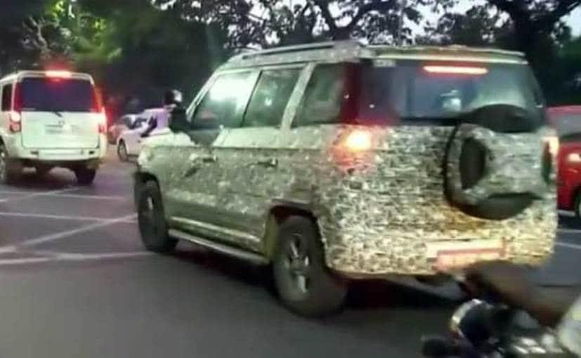 Mahindra TUV300 Facelift Spotted Testing Ahead Of 2019 Launch