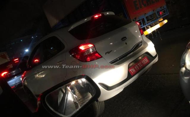 Images of the 2019 Ford Figo facelift have recently surfaced online, revealing the car in its production-ready guise. The upcoming hatchback is seen with no camouflage and all its badging intact, which means that Ford might be gearing up for a market launch anytime soon.