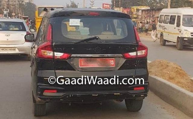 Images of an on-test new-gen Maruti Suzuki Ertiga have surfaced online, and this could very well be the upcoming 1.5-litre diesel model.
