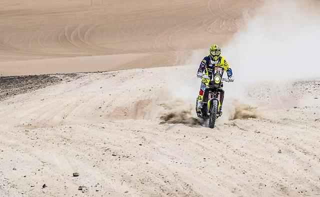 Stage 2 of the 2019 Dakar Rally was the first long stage of the season and posted some challenging stretches for the riders. Participants travelled a total distance of 552 km between Pisco and San Juan de Marcona, with 342 km of the competitive section. The day saw riders face navigational challenges in the dunes apart from the multiple tracks left by cars that started earlier in the day. Leading the charge between Hero MotoSport and Sherco TVS was the latter as rookie Lorenzo Santolino climbed the ranks from 24th in Stage 1 to finish 14th at the end of the Day 2. The young rider rode for most of the stage in top 10, promising a brilliant show in the days to come. The other riders, meanwhile had a host of other challenges at both camps only to overcome the same to complete the stage at the finish line.