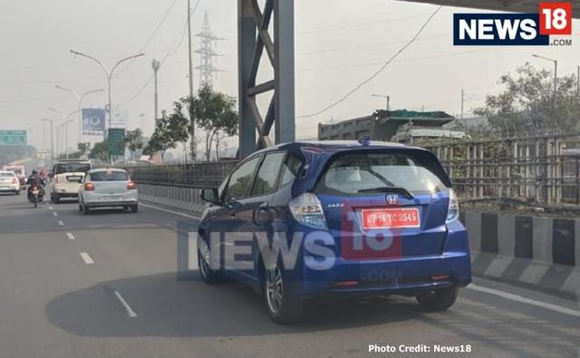 Honda Jazz EV Spotted Testing In India