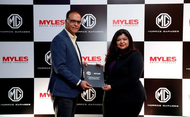 MG Motor India has recently entered into a partnership with ride sharing and car subscription company Myles. MG says that this partnership will allow the company to leverage the existing network of Myles across 21 cities, once the company launches its first model - the MG Hector in Q2 2019.