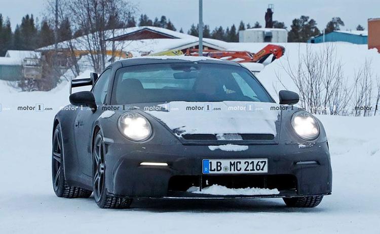 2020 Porsche 911 GT3 Spotted Going Under Snow Testing