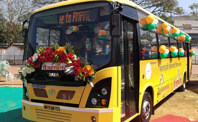 Tata Motors Delivers 6 Buses To Pune Transport Corporation Customised For Women Commuters
