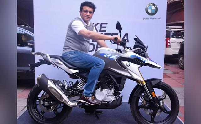 Cricketer Sourav Ganguly Takes Delivery Of New BMW G 310 GS