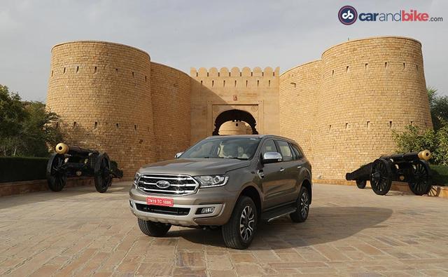 Inside, the 2019 Ford Endeavour gets a push-button engine start/stop function. There's also a panoramic sunroof on offer on the top of the line variant.