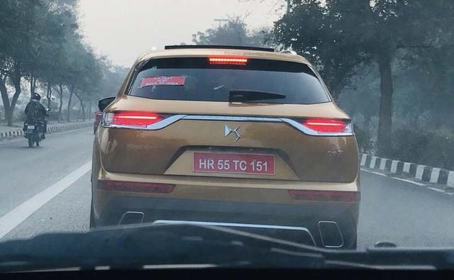 Seen here doing the rounds of New Delhi roads, the DS7 is most likely undergoing testing for the Indian market. If the DS7 Crossback makes its way to the Indian market, it will rival the likes of the Audi Q3 and BMW X1.