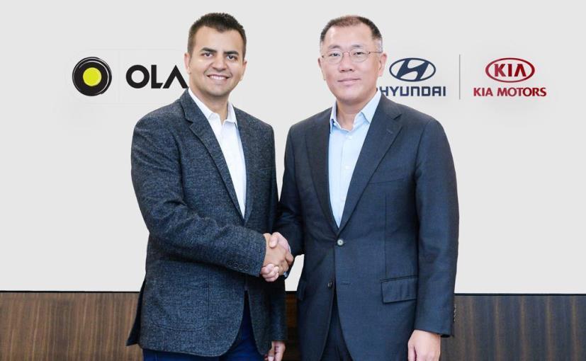 Hyundai, Kia Invest $300 Million In Mobility Service Provider Ola