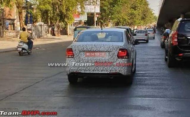 Volkswagen Vento Facelift Spotted Testing In India