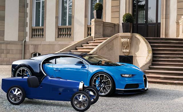 If you thought this was a click-bait headline, we wouldn't blame you for it. Bugatti and cheap or affordable rarely go together in a sentence and only even then, the figures resemble a small country's GDP. This time, however, we actually mean it. Bugatti, the creator of hypercars like the Veyron and the Chiron, has launched its most affordable offering. This time though, it's in the toy sector with its new Bugatti Baby II ride-on electric vehicle. Inspired from the Bugatti Baby I, the toy car can be driven by both kids and adults, and is priced at $34,000 (around Rs. 25 lakh).