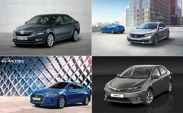 Honda Civic vs Toyota Corolla Altis vs Skoda Octavia vs Hyundai Elantra: Spec Comparison