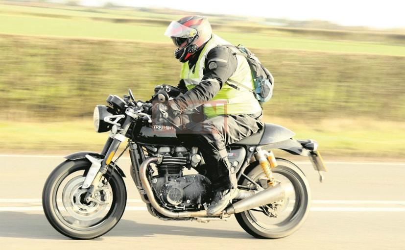 Triumph Thruxton R Black Spotted On Test In The UK