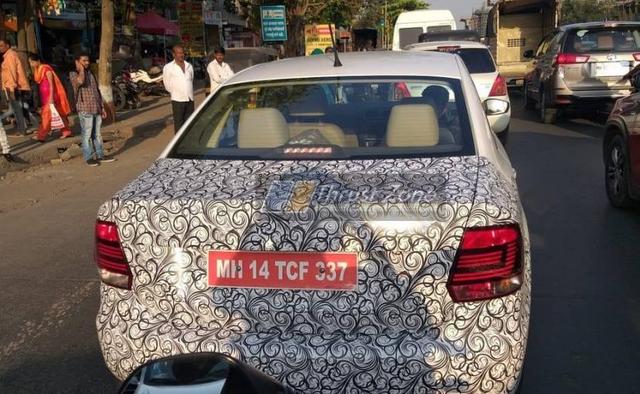 2019 Volkswagen Vento Facelift Spotted Testing Again