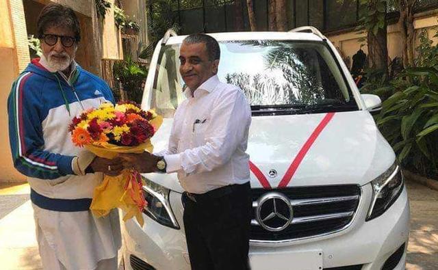 Actor Amitabh Bachchan Adds New Mercedes-Benz V-Class To His Garage