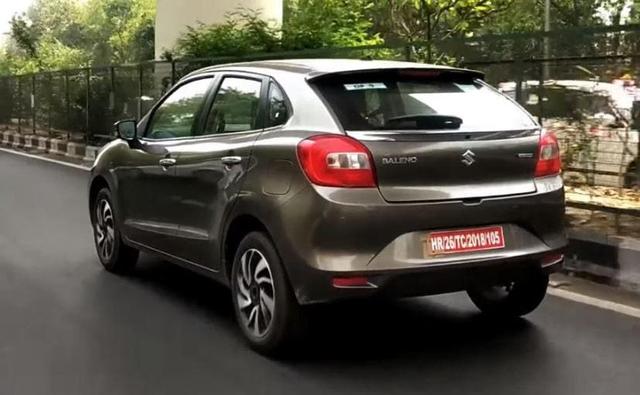 Maruti Suzuki Baleno with SHVS badging was recently caught testing in India. The model is based on the updated 2019 Baleno.
