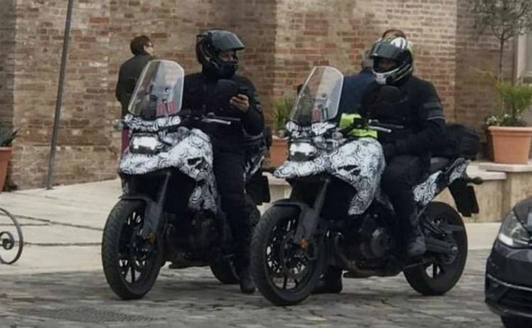 Is the Suzuki DR Big finally nearing production? Spy shots have revealed a new Suzuki adventure bike, but it's still not clear if it's an updated Suzuki V-Strom or if it will be the Suzuki DR Big.