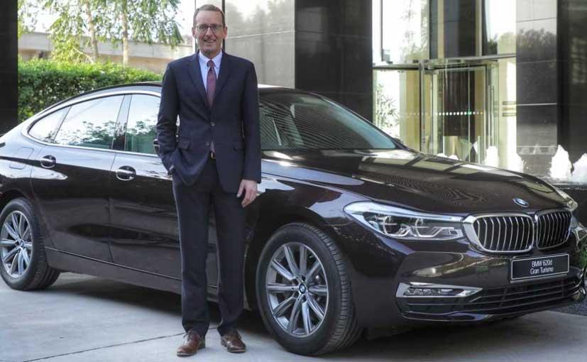 Dr. Hans-Christian Baertels, President (act.), BMW India with the 620d Gran Turismo