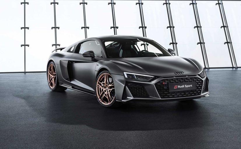 The Audi R8 V10 Decennium is a limited edition model only 222 examples of which will be produced.