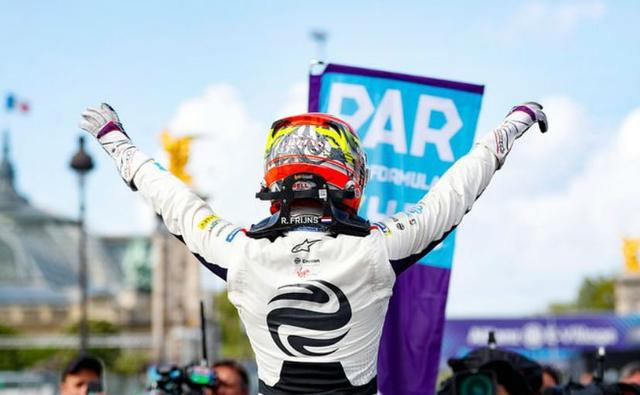 Virgin Racing driver Robin Frijns has become the eighth different driver to win the eighth race of the 2018-19 Formula E championship. Frijns took his maiden Formula E win in the Paris e-Prix at the end of a chaotic day. The race conditions were challenging due to the heavy rain storm, which meant the race started under the safety car and made for an incident-ridden race. Coming in second was Andre Lotterer of Techeetah, while Daniel Abt of Audi Abt finished third. Mahindra Racing's Pascal Wehrlein and Jerome d'Ambrosio were penalised for the wrong tyre pressure and started at the back of the grid.