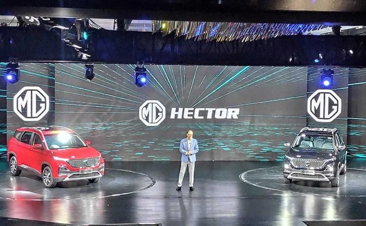 MG Hector SUV Unveiled In India; Launch In June 2019