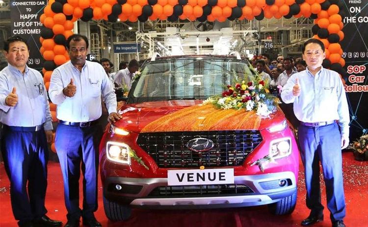 Hyundai Venue Production Begins At Chennai Plant, Launch On May 21