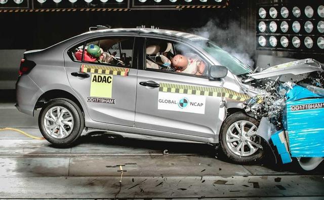 Honda Amaze scores Four Stars In Global NCAP Crash Test