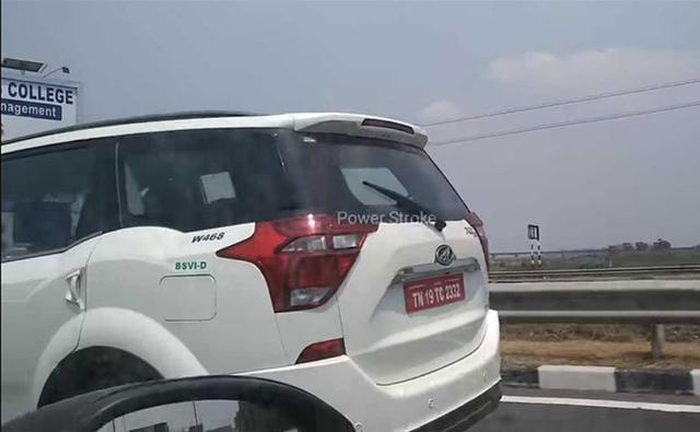 Images of the upcoming Bharat Stage VI (BS6) compliant Mahindra XUV500 have recently surfaced online. The spy video posted by the YouTube handle Power Stroke, reveals a host different BS6 compliant Mahindra products, including the Bolero pick-up, was spotted undergoing testing, and in their midst, we also get to see a BS6 compliant Mahindra XUV500. This is not the first Mahindra SUV to have been spotted testing for the new emission norms. Early this month we also shared spy photos of the BS6 compliant XUV300 undergoing testing in India, which indicates that Mahindra plans to be ready for the new emission norms very much in advance.