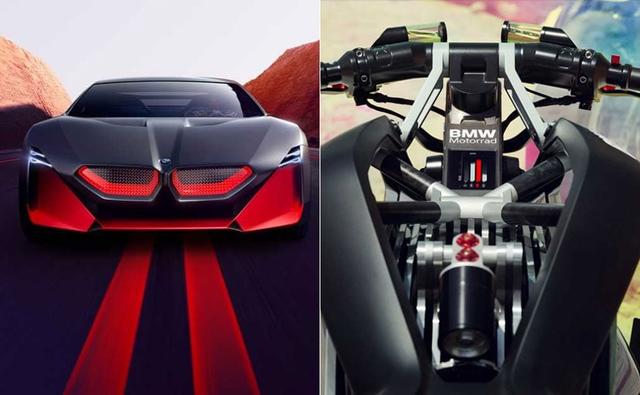 BMW previewed the Vision M Next and the Vision DC Roadster, both of which show the company's future of electric mobility