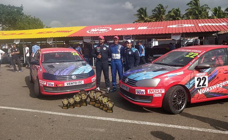 Volkswagen Motorsport India dominated the first round of the Indian Touring Car (ITC) category in the 2019 National Car Racing Championship. The opening round of the season was held at the Kari Motor Speedway and held three races over the weekend.