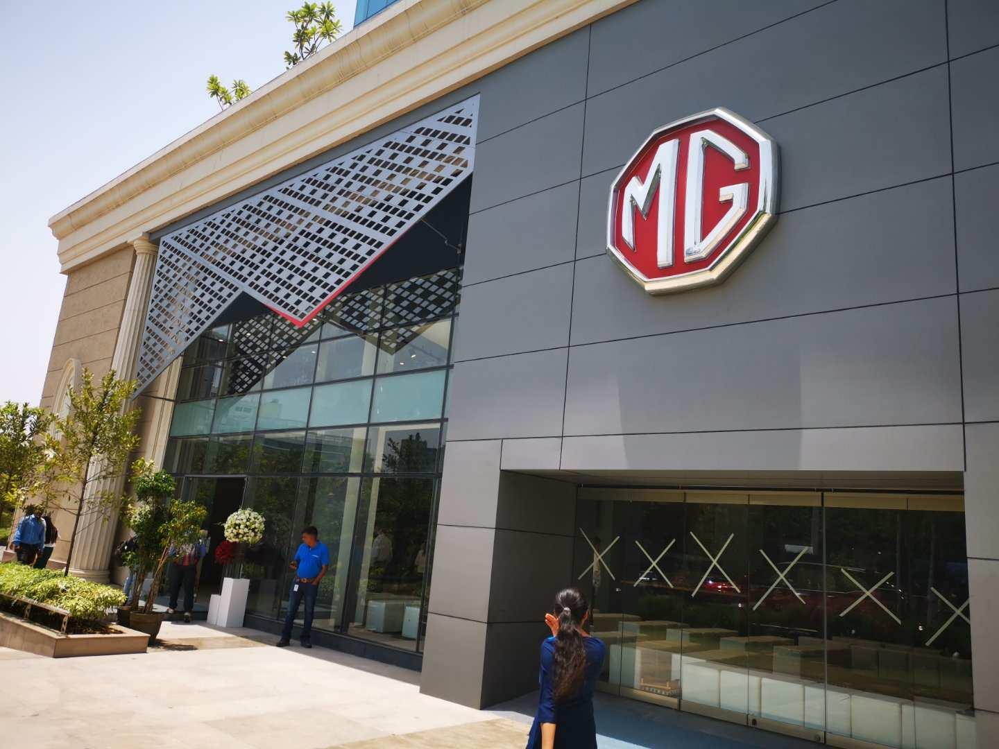 MG Motor Opens Its First Flagship Showroom In India
